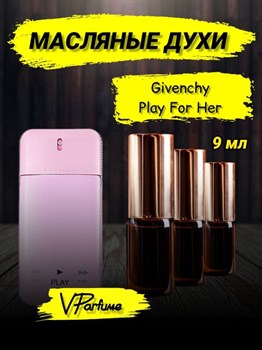 Духи дживанши Givenchy Play For Her Живанши.(9 мл) ПЛЭЙХЕ_9_VP - фото 28176