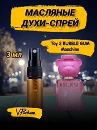 Духи масляные мишка Moschino Toy 2 Bubble Gum (3 мл) ТОЙ_3_S